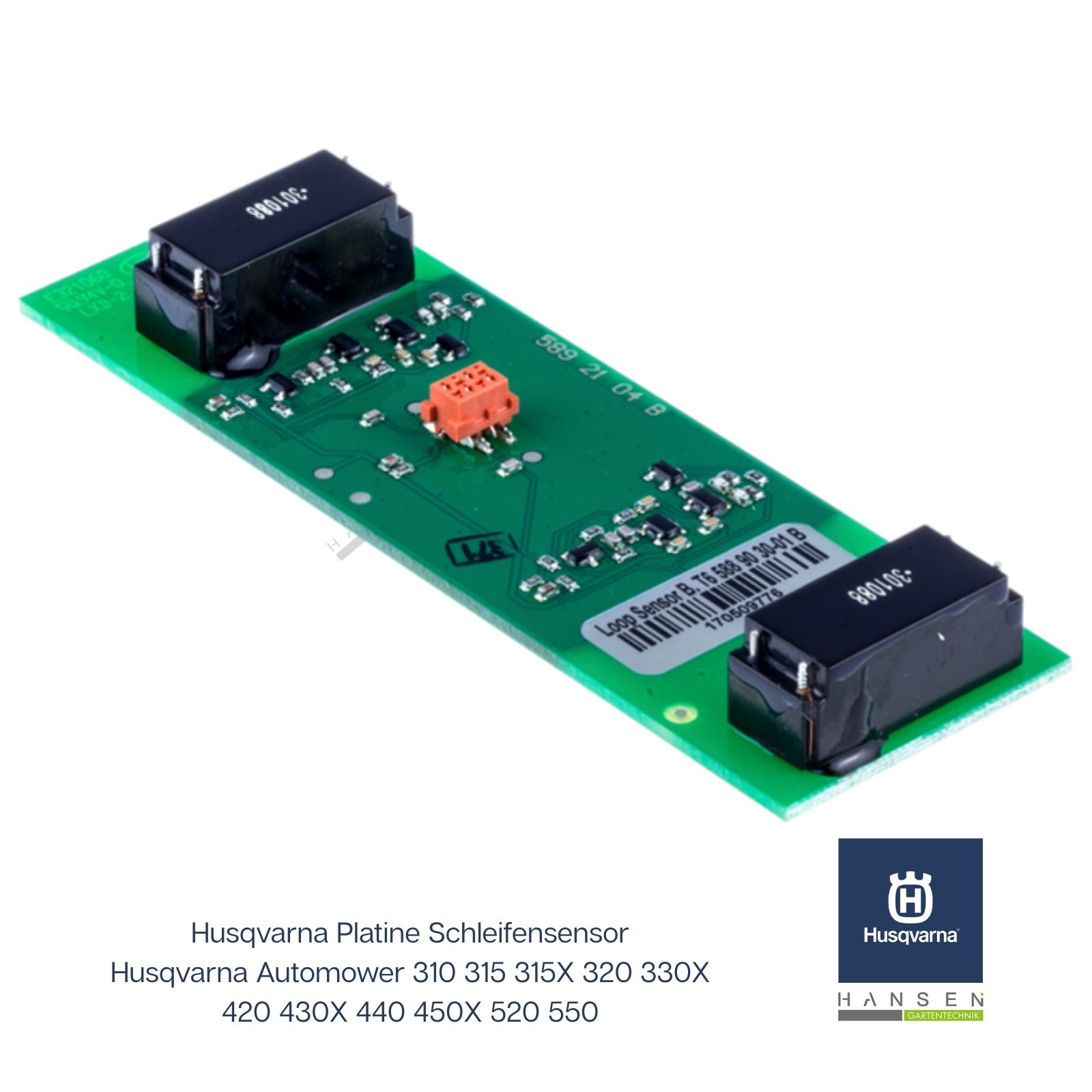 Abbildung zeigt freigestelltes Produktbild zu Husqvarna Platine Schleifensensor Abbildung zeigt freigestelltes Produktbild zu Husqvarna Platine Schleifensensor