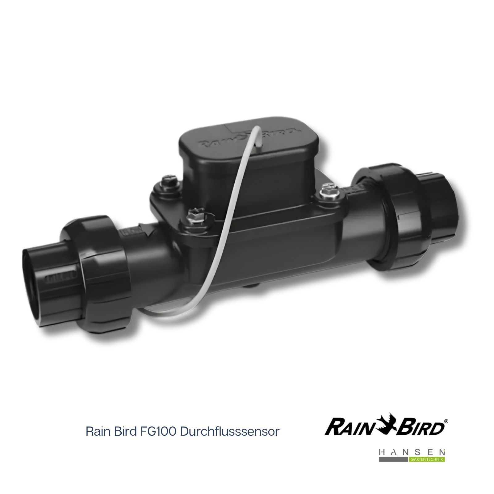 Abbildung zeigt freigestelltes Produktbild zu Rain Bird Durchflusssensor FG100
