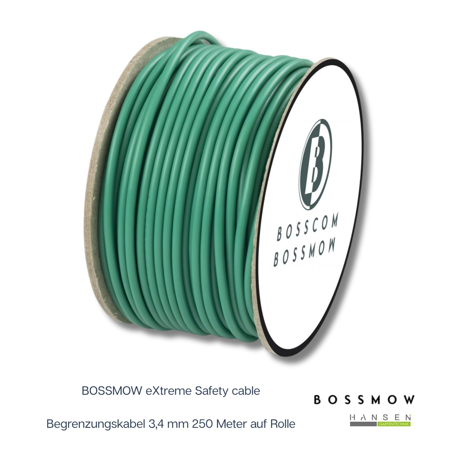 Abbildung zeigt freigestelltes Produktbild zu Bossmow by Bosscom Extreme Safety 3,4mm | 250m Abbildung zeigt freigestelltes Produktbild zu Bossmow by Bosscom Extreme Safety 3,4mm | 250m