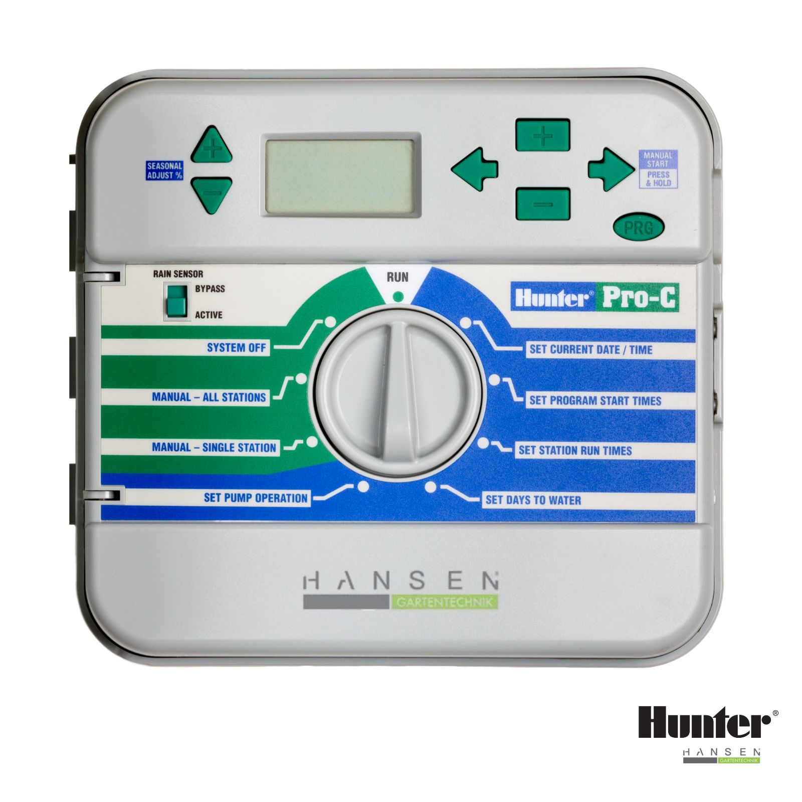 Abbildung zeigt freigestelltes Produktbild zu Hunter PC-400i Pro-C Steuergerät indoor Abbildung zeigt freigestelltes Produktbild zu Hunter PC-400i Pro-C Steuergerät indoor