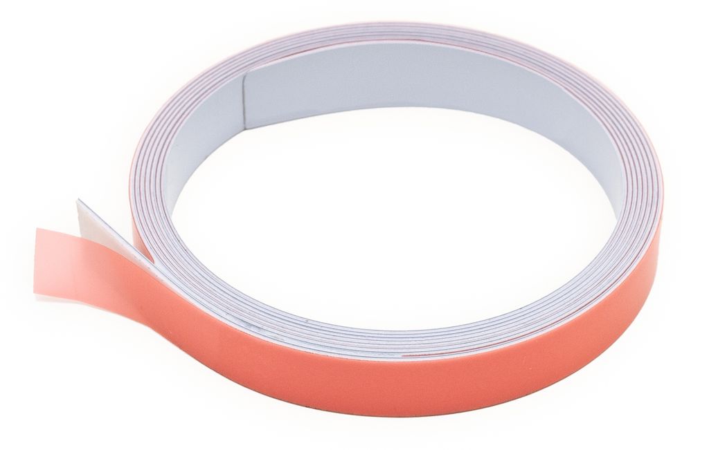 Stahlband Weiß mit Universalkleber - Meterware - 12,5mm Ferrobänder ...