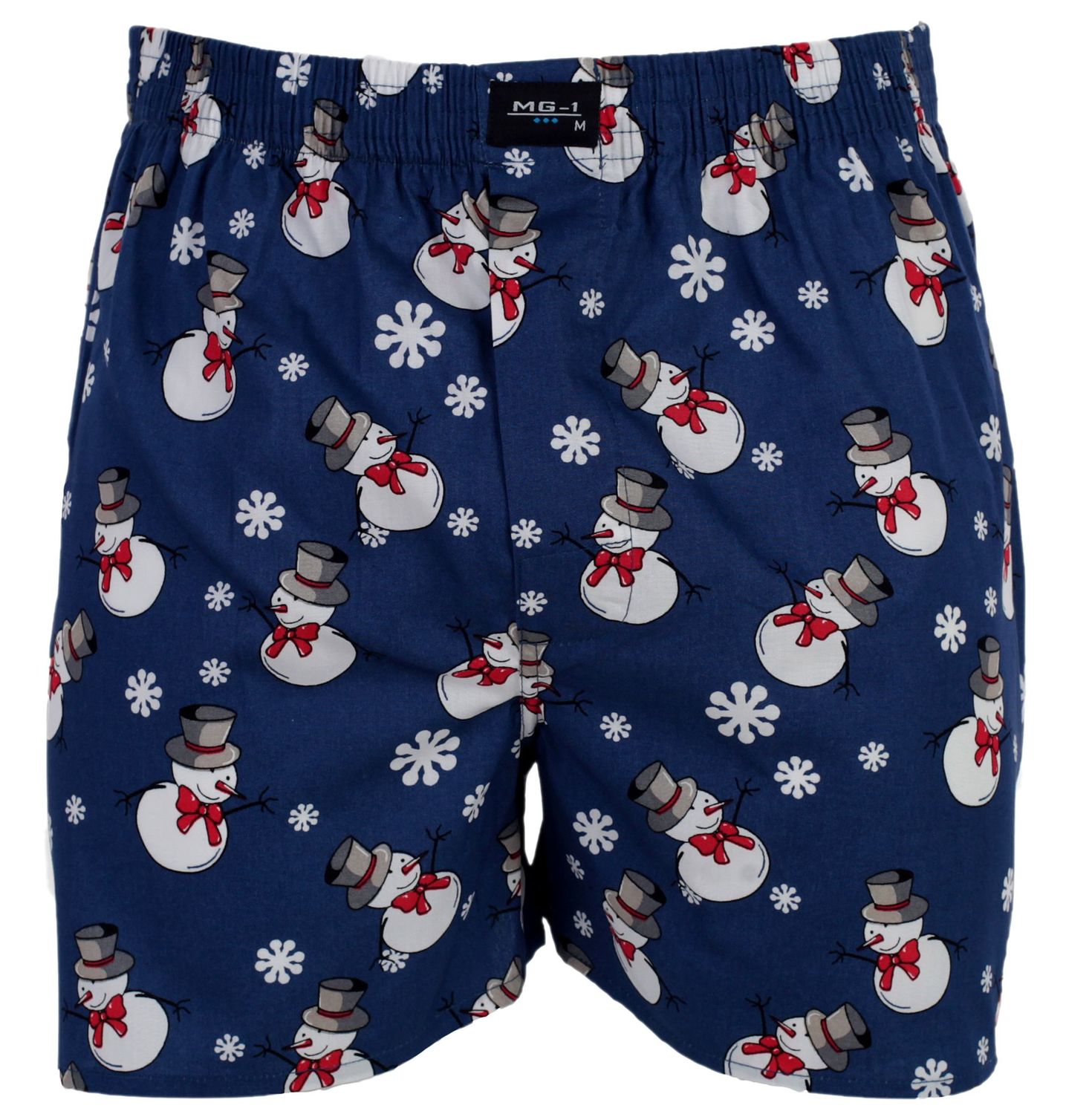 Weihnachts Boxershorts Für Herren - Lustige Rentier & Schneemann Motive, 1er Pack