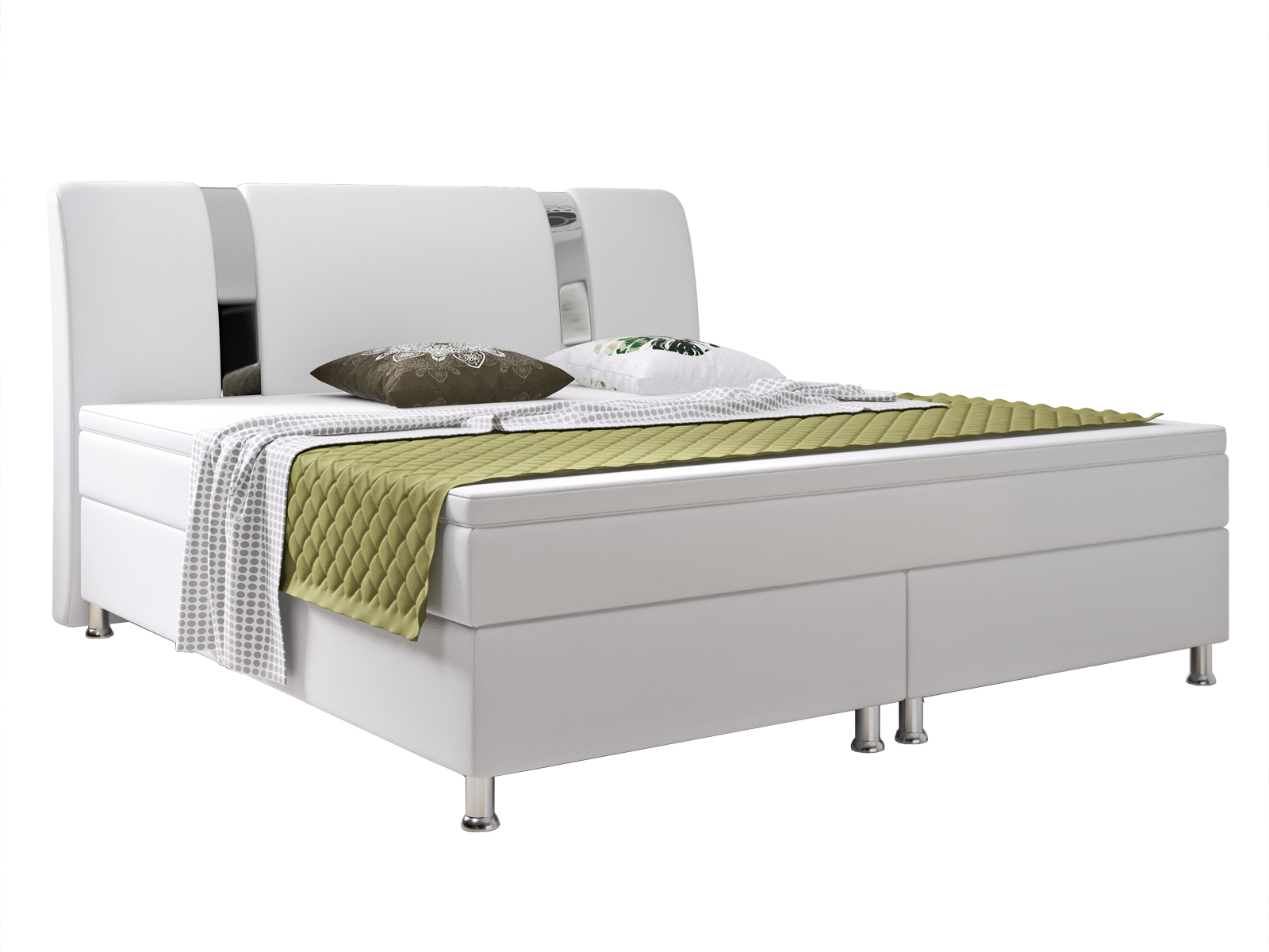 Boxspringbett 180x200 Wei