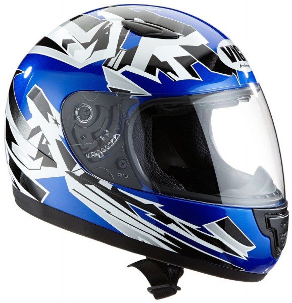 Kinder Integral Motorradhelm SA-03-BL blau