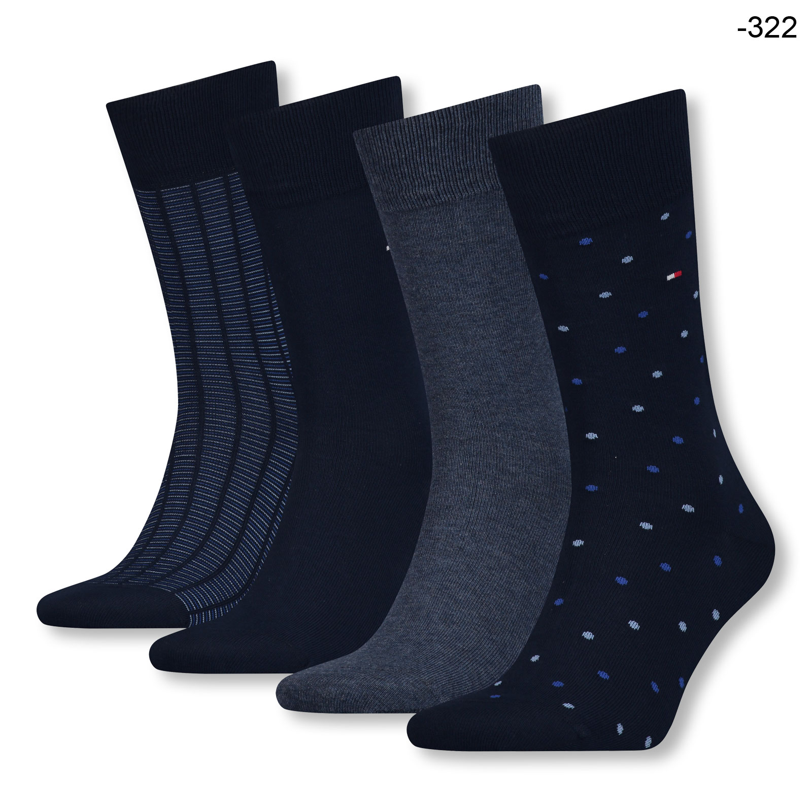 4 Paar Tommy Hilfiger Socken//Strümpfe Sport 39-42 WEIß