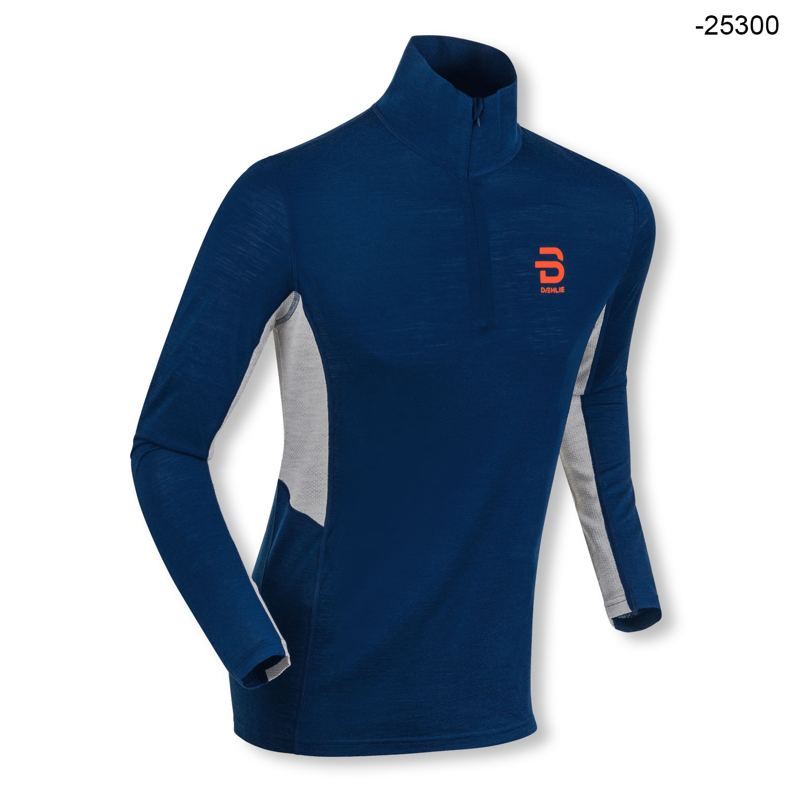 Björn Daehlie Damen Funktionsshirt Langarmshirt Half Zip Training Wool Langlauf