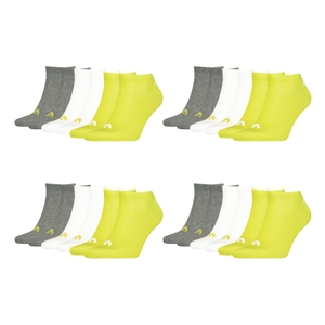 12 Paar HEAD Unisex Sneaker Socken Sportsocken Cotton Blend Sport Socks