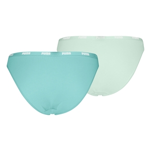 2er Pack PUMA Damen Unterwäsche Iconic Bikini Slips - Bild 1