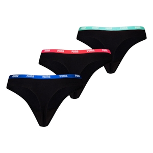 3er Pack PUMA Damen Unterwäsche Slip Iconic Strings  - Bild 1