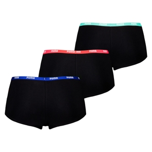3er Pack PUMA Damen Unterwäsche Pantys Slips Iconic Mini Shorts - Bild 1