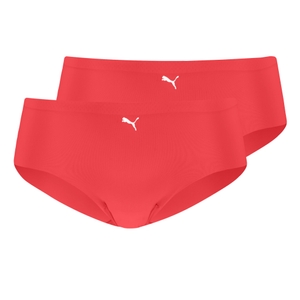 PUMA Damen 2er Pack Seamless Hipster Hipsters Microfiber Slips - Bild 0 PUMA Damen 2er Pack Seamless Hipster Hipsters Microfiber Slips