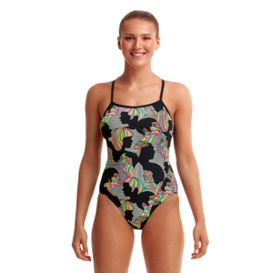 Funkita Damen Badeanzug Schwimmanzug Single Strap Face Off - Bild 1