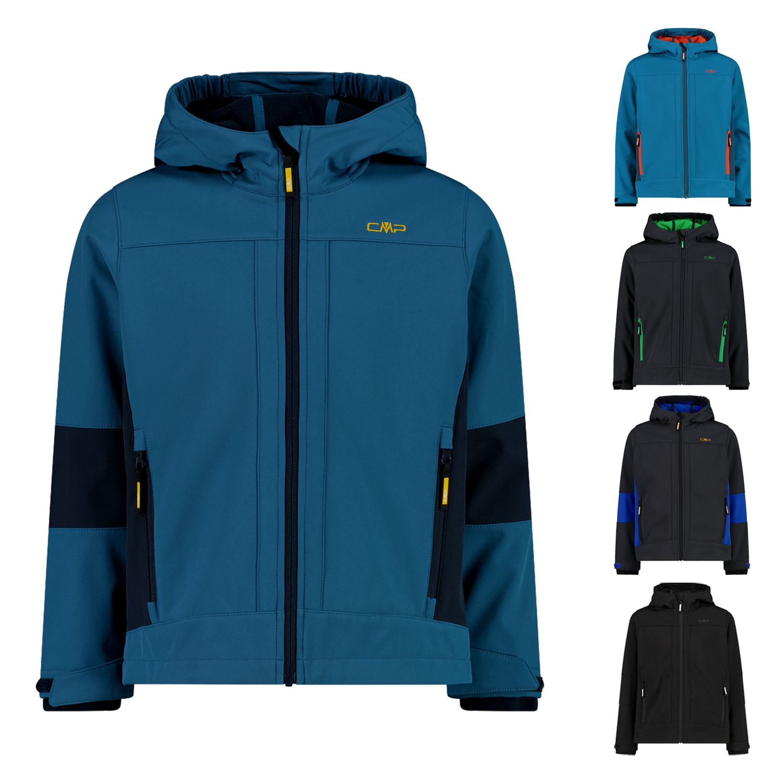 CMP Jungen Softshelljacke Funktionsjacke Outdoorjacke mit Kapuze Fix Hood CMP Jungen Softshelljacke Funktionsjacke Outdoorjacke mit Kapuze Fix Hood