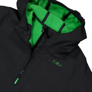 CMP Jungen Softshelljacke Funktionsjacke Outdoorjacke mit Kapuze Fix Hood - Bild 4 CMP Jungen Softshelljacke Funktionsjacke Outdoorjacke mit Kapuze Fix Hood - Bild 4