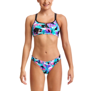 Funkita Girls Bikini Set Criss Cross Swan Around Mädchen - Bild 1
