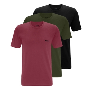 -Crew-Neck -964 black / dusky pink / olive C