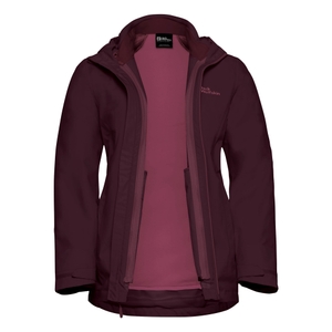 Jack Wolfskin Damen Jacke Regenjacke Outdoorjacke Moonrise 3in1 Jacket - Bild 1 Jack Wolfskin Damen Jacke Regenjacke Outdoorjacke Moonrise 3in1 Jacket - Bild 1