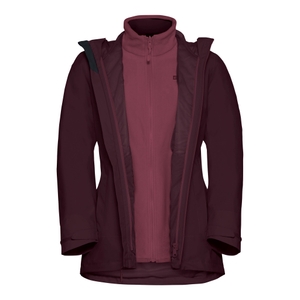 Jack Wolfskin Damen Jacke Regenjacke Outdoorjacke Moonrise 3in1 Jacket - Bild 3 Jack Wolfskin Damen Jacke Regenjacke Outdoorjacke Moonrise 3in1 Jacket - Bild 3