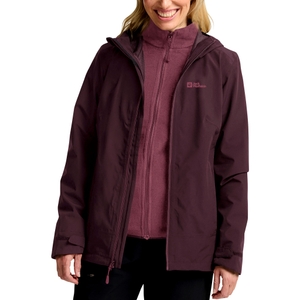 Jack Wolfskin Damen Jacke Regenjacke Outdoorjacke Moonrise 3in1 Jacket - Bild 5 Jack Wolfskin Damen Jacke Regenjacke Outdoorjacke Moonrise 3in1 Jacket - Bild 5