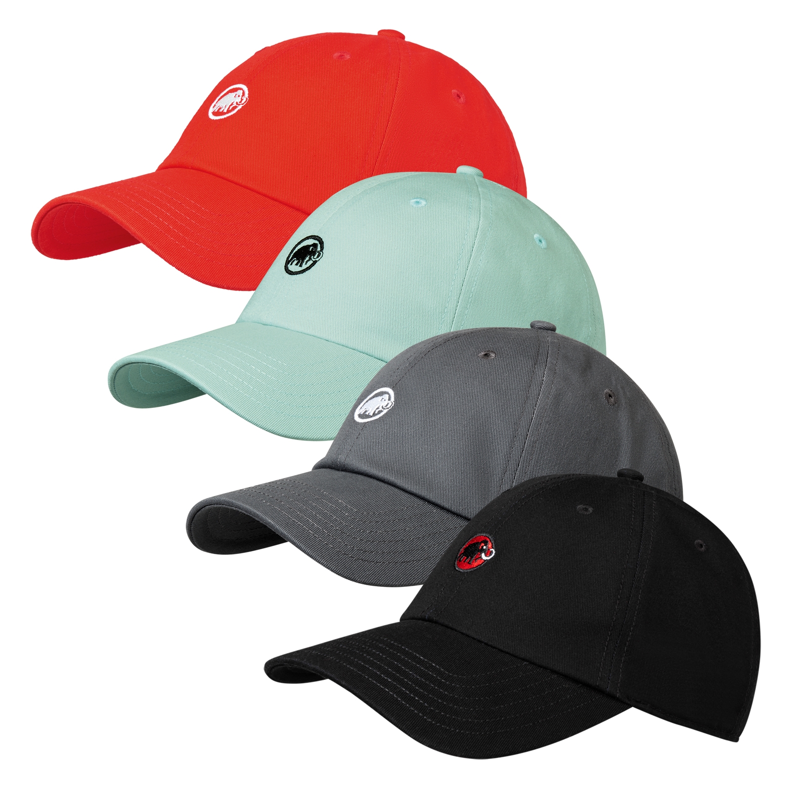 Mammut Men's Baseball Mesh Cap - Recycled Polyester Trucker Style With Adjustable Fit