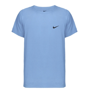 lime green and blue nike shirt