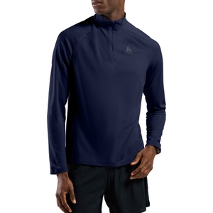 Odlo Herren Laufpullover Midlayer Funktionsshirt Halfzip Essentials Mid Layer - Bild 2