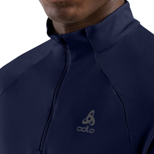 Odlo Herren Laufpullover Midlayer Funktionsshirt Halfzip Essentials Mid Layer - Bild 4