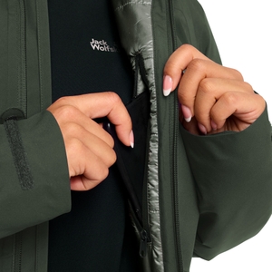 Jack Wolfskin Damen Regenjacke Outdoorjacke Jacke Heidelstein Ins Jacket W - Bild 4 Jack Wolfskin Damen Regenjacke Outdoorjacke Jacke Heidelstein Ins Jacket W - Bild 4