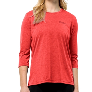Jack Wolfskin Damen Outdoorshirt ¾ Arm Shirt Funktionsshirt Crosstrail 3/4 T W - Bild 1
