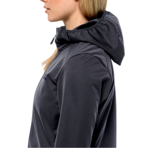 Jack Wolfskin Damen Mantel Outdoor Softshellmantel Windhain Coat W - Bild 3