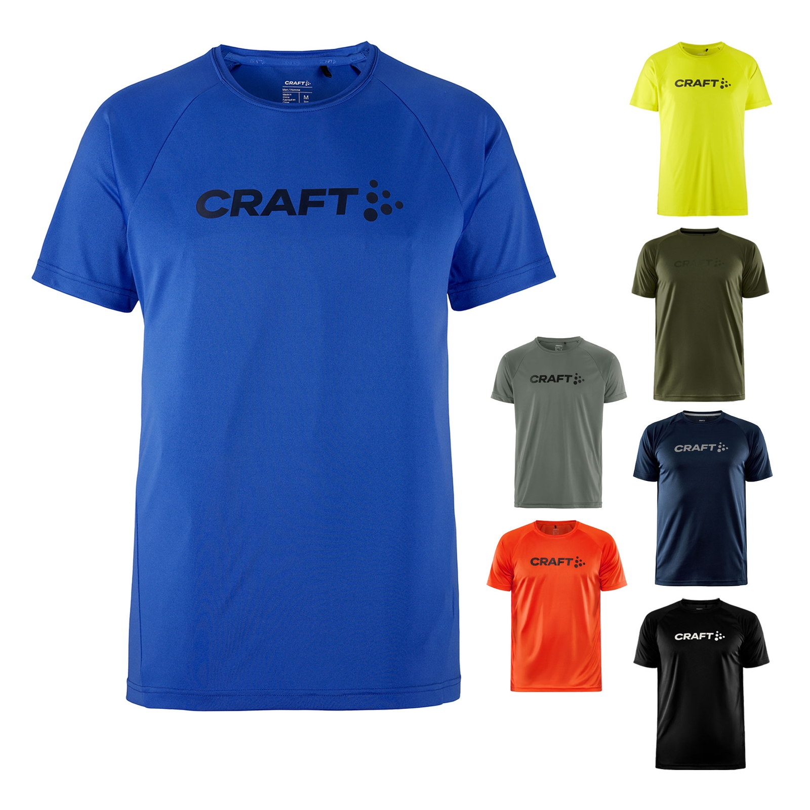 Craft Herren T-Shirt Kurzarmshirt Sportshirt Trainingsshirt Core Unify Logo Tee Craft Herren T-Shirt Kurzarmshirt Sportshirt Trainingsshirt Core Unify Logo Tee
