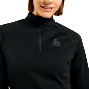 ODLO Damen Pullover Skipullover Langarmshirt Midlayer Halfzip Besso - Bild 5 ODLO Damen Pullover Skipullover Langarmshirt Midlayer Halfzip Besso - Bild 5