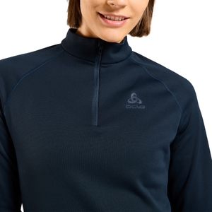 ODLO Damen Pullover Skipullover Langarmshirt Midlayer Halfzip Besso - Bild 5 ODLO Damen Pullover Skipullover Langarmshirt Midlayer Halfzip Besso - Bild 5
