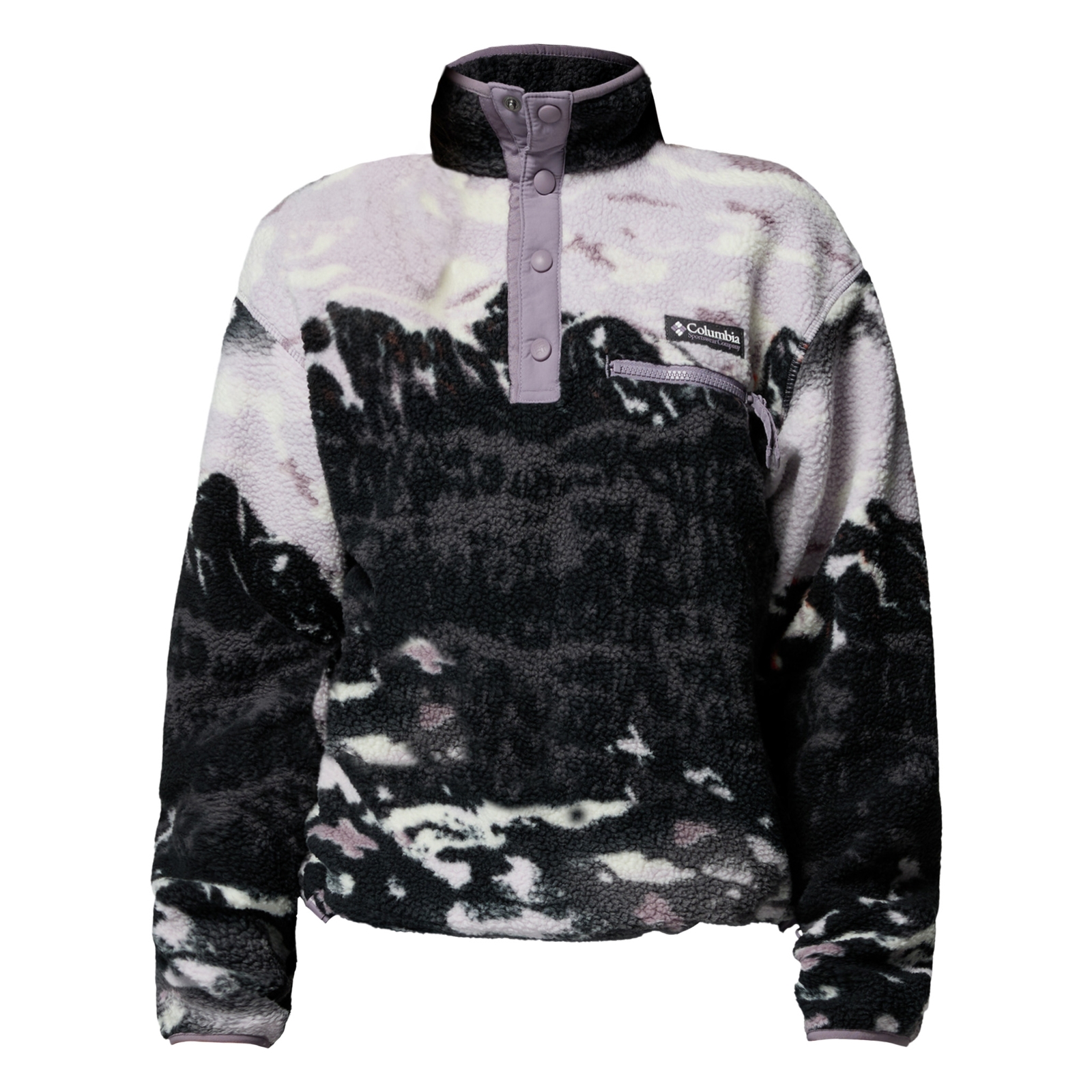 Columbia Damen Pullover Fleecepullover Helvetia™ II Printed Cropped Half Snap Columbia Damen Pullover Fleecepullover Helvetia™ II Printed Cropped Half Snap