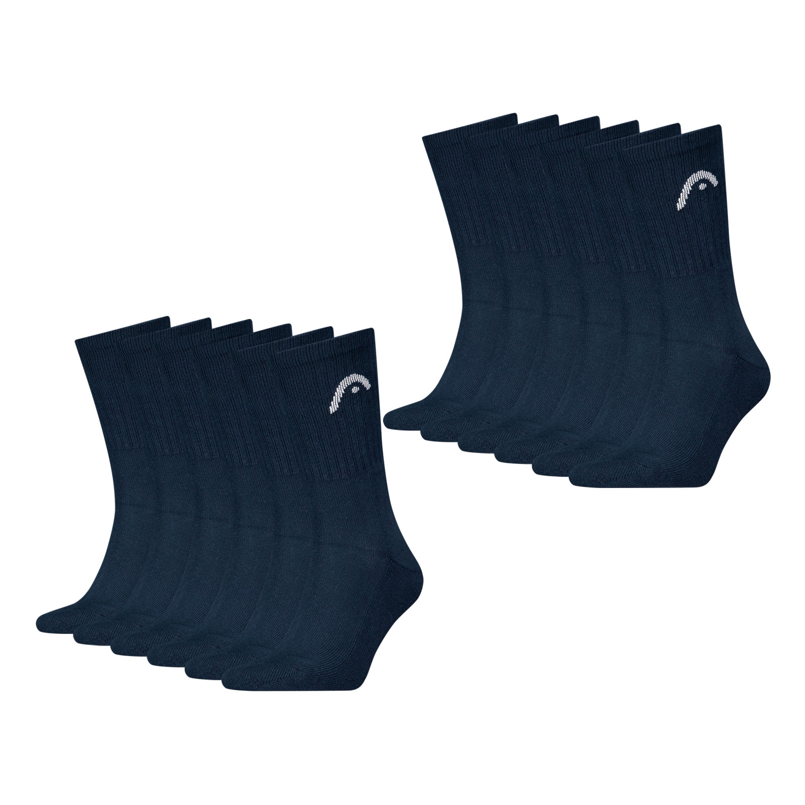 6 Paar HEAD Herren Damen Crew Socken Sportsocken All Sports Training Socks 6 Paar HEAD Herren Damen Crew Socken Sportsocken All Sports Training Socks