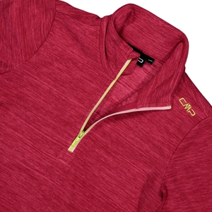 CMP Mädchen Rollkragenpullover Fleecepullover Midlayer Half Zip Kid G Sweat  - Bild 3