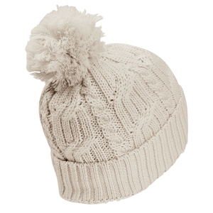 Jack Wolfskin Damen Mütze Strickmütze Pompom Beanie - Bild 2 Jack Wolfskin Damen Mütze Strickmütze Pompom Beanie - Bild 2
