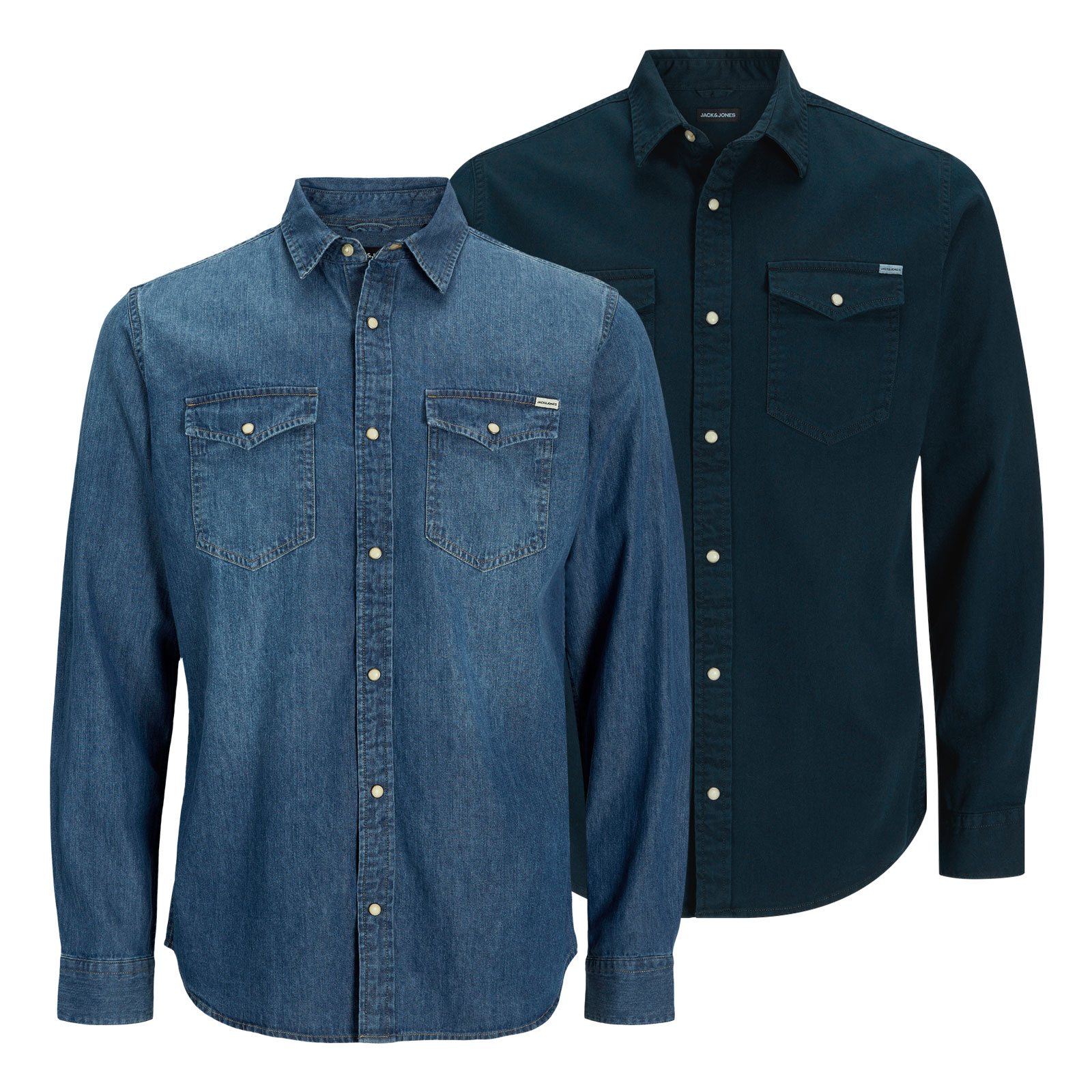 JACK JONES Herren Jeanshemd Bonvenon Webshop