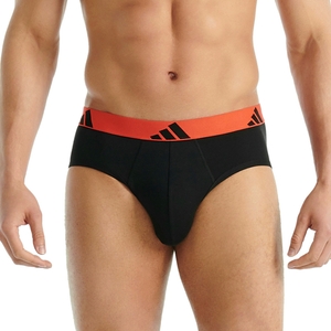 3er Pack Adidas Herren Brief Slip Unterhose Active Flex Cotton - Bild 1 3er Pack Adidas Herren Brief Slip Unterhose Active Flex Cotton - Bild 1