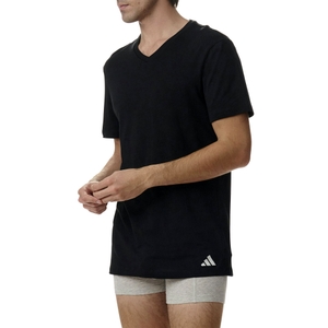 3er Pack Adidas Herren Shirt Unterziehshirt V-Neck T-Shirt Active Core Cotton - Bild 1