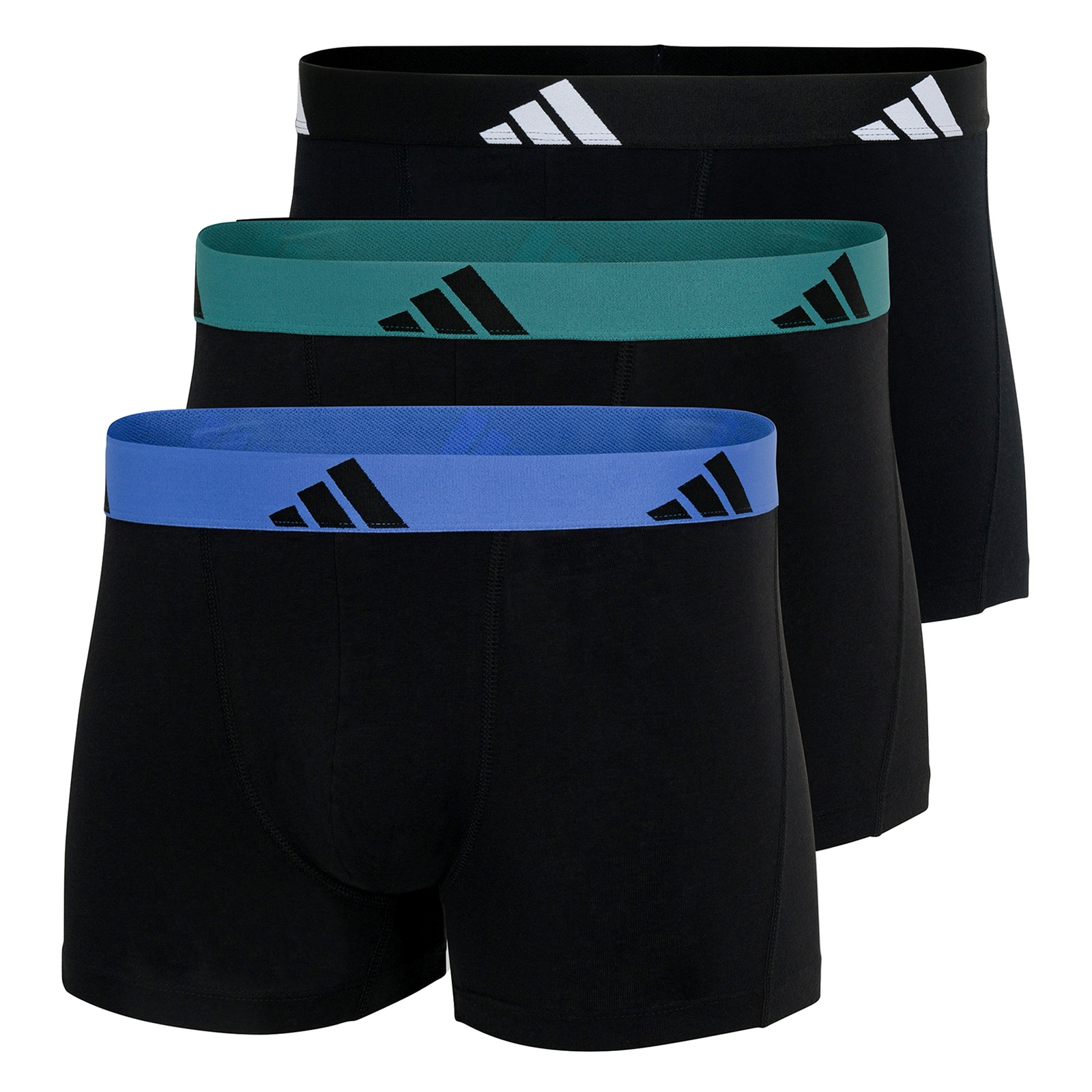 3er Pack Adidas Herren Trunk Boxershorts Unterhosen Active Flex Cotton 3er Pack Adidas Herren Trunk Boxershorts Unterhosen Active Flex Cotton