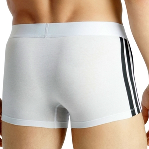 2er Pack Adidas Herren Trunk Boxershorts Unterhosen Active Flex Cotton-3 Stripes - Bild 3