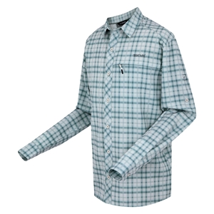 Regatta Herren Hemd Funktionshemd Wanderhemd Trav Packaway LS Shirt - Bild 2