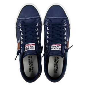 Dockers by Gerli Herren Schuhe Low-Top Sneaker Slip On Turnschuhe Washed Canvas - Bild 2