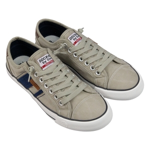 Dockers by Gerli Herren Schuhe Low-Top Sneaker Slip On Turnschuhe Washed Canvas