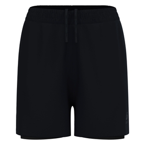 Odlo Damen kurze Laufhose Trainingshose Sporthose 2-in1 Short Essentials 4 Inch