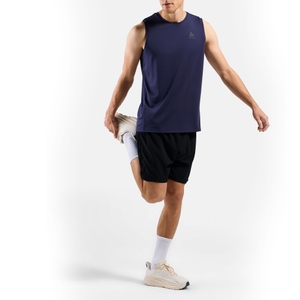Odlo Herren kurze Laufhose Trainingshose Sporthose 2-in1 Short Essential 6 Inch - Bild 4