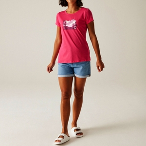 Regatta Damen Funktionsshirt T-Shirt Oberteil Breezed V - Bild 5