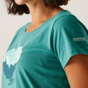 Regatta Damen Funktionsshirt T-Shirt Oberteil Breezed V - Bild 5