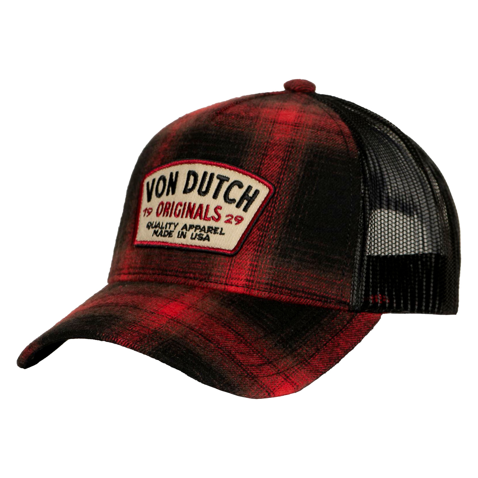 Von Dutch Unisex Herren Damen Kopfbedeckung Kappe Baseball Cap Flanell Von Dutch Unisex Herren Damen Kopfbedeckung Kappe Baseball Cap Flanell